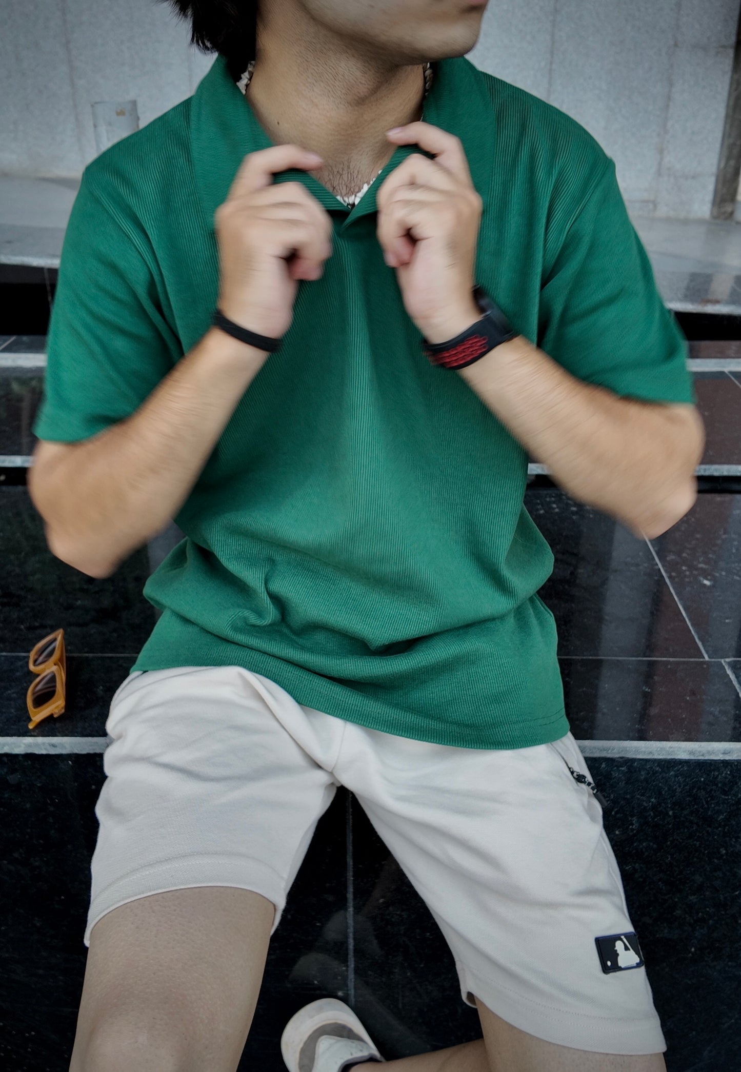 Regular Shorts - cream