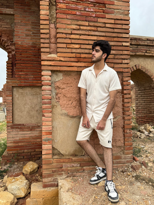 Regular Shorts - cream